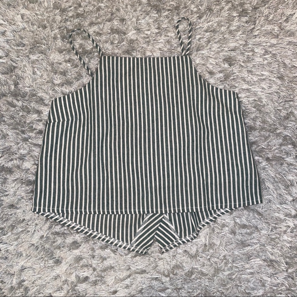 La Hearts open back tank top